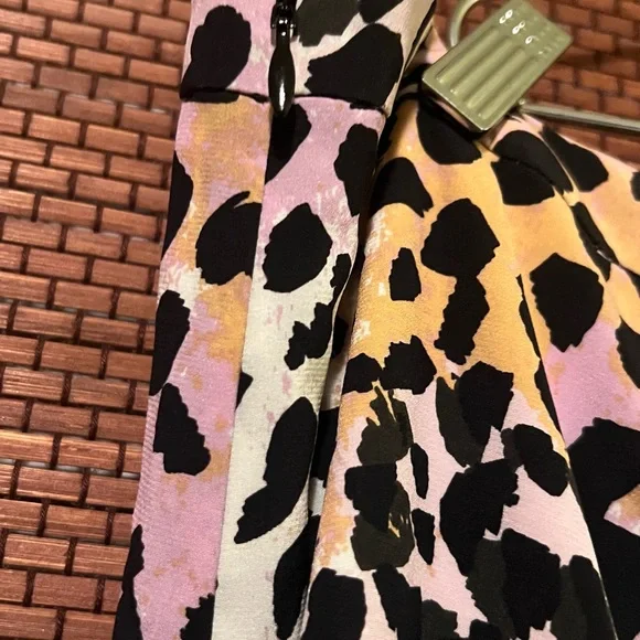 Veronica Beard Multicolor Leopard Print skirt - Picture 3 of 8